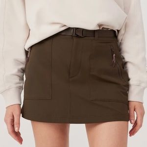 NWT Outdoor Voices RecTrek Skirt in Espresso - Small